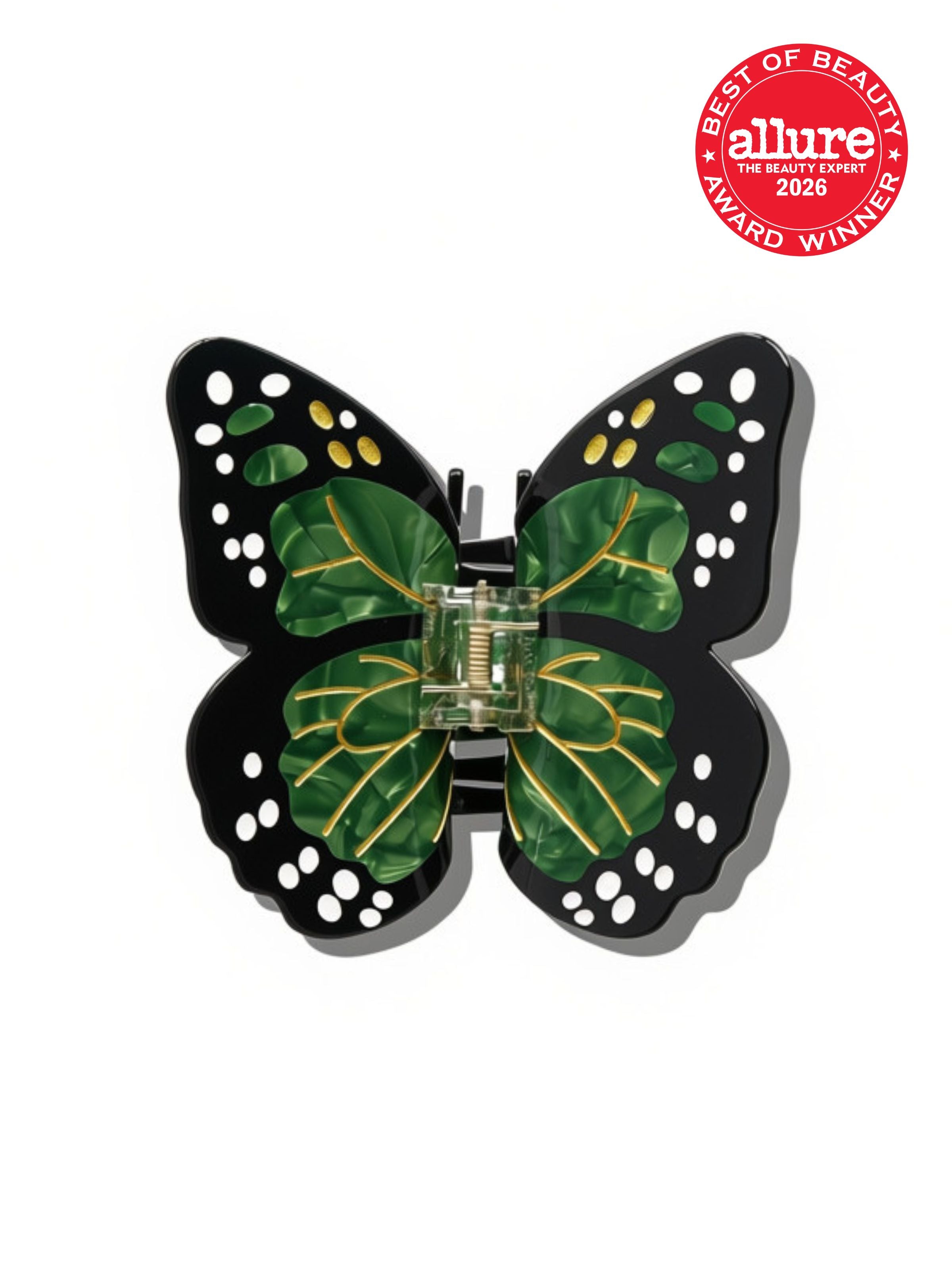 Hand-painted Monarch Butterfly Claw Hair Clip | Eco-Friendly