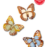 Hand-painted Mini Boho Monarch Claw Hair Clip | Eco-Friendly