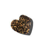 Animal Print Heart Acetate Claw Hair Clip | Eco-Friendly